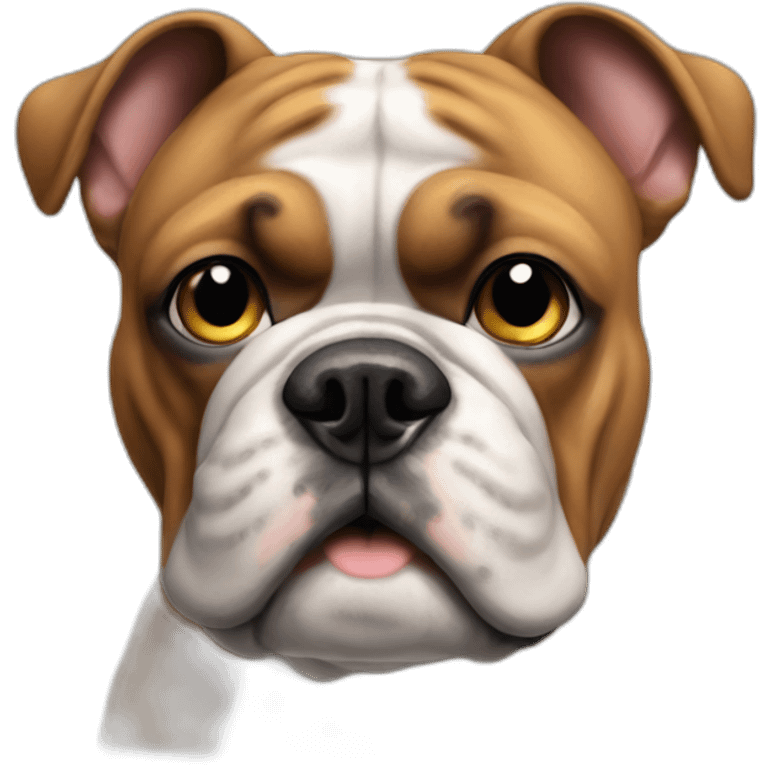 Tanzende, französische Bulldogge emoji