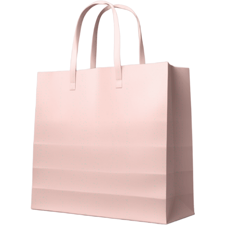 Pale Pink shopping bags emoji