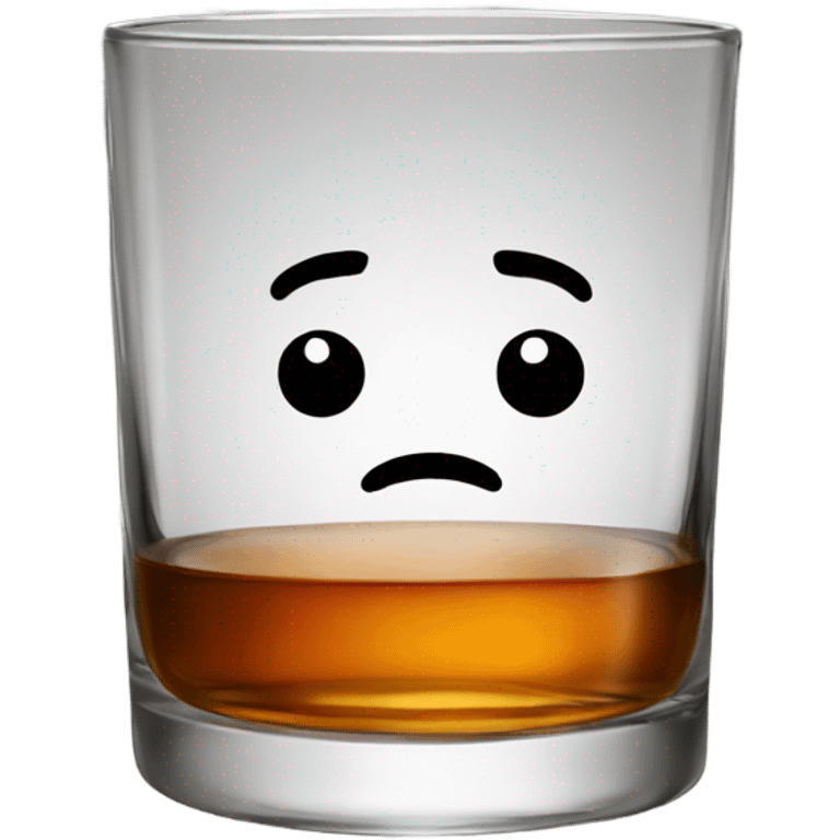 Whiskey glass emoji