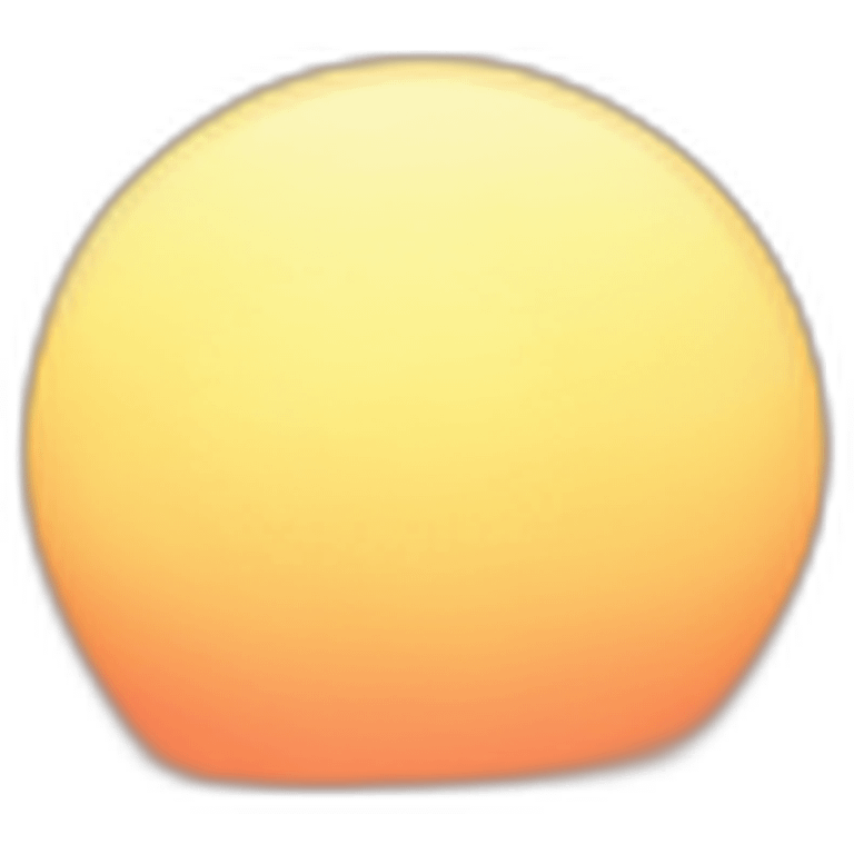 A double sun over the horizon emoji