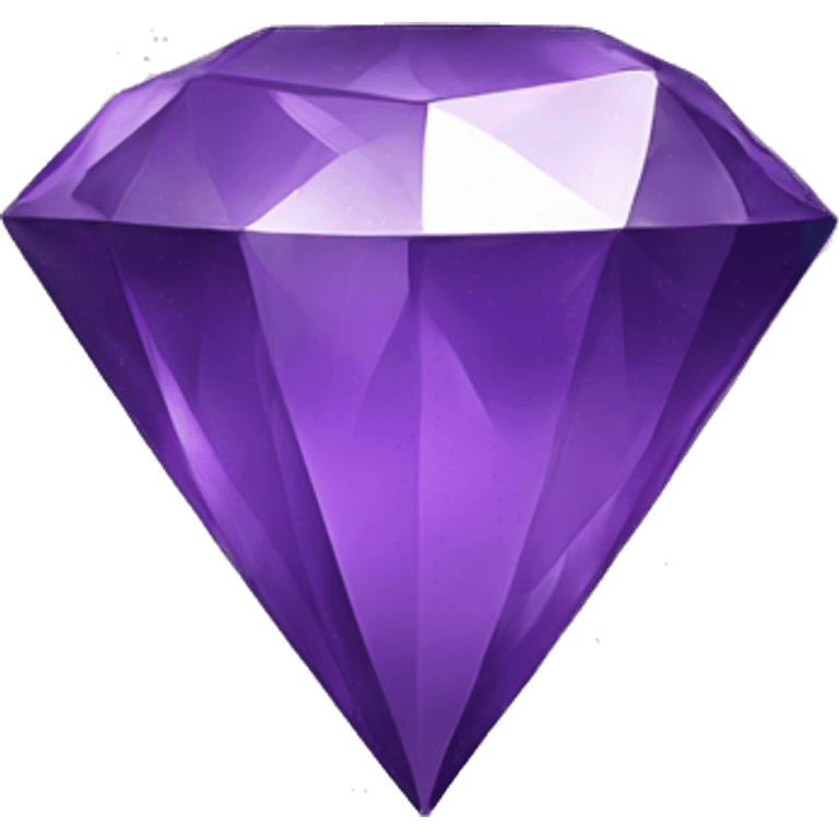 Purple diamond  emoji