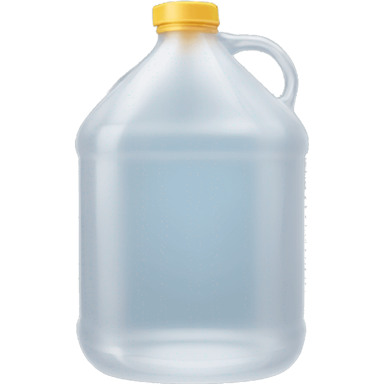 transparent plastic jug emoji