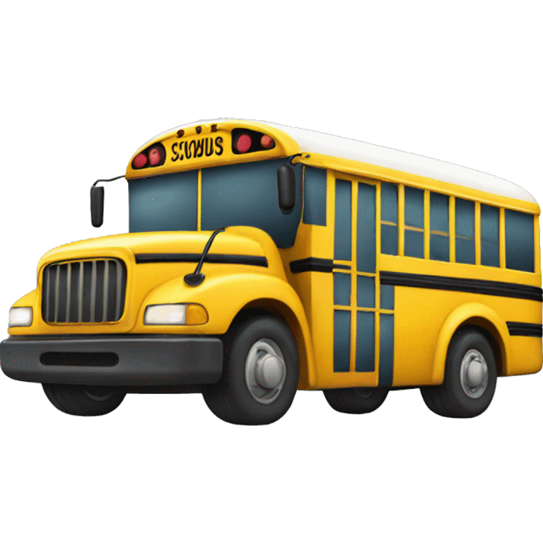 School bus emoji