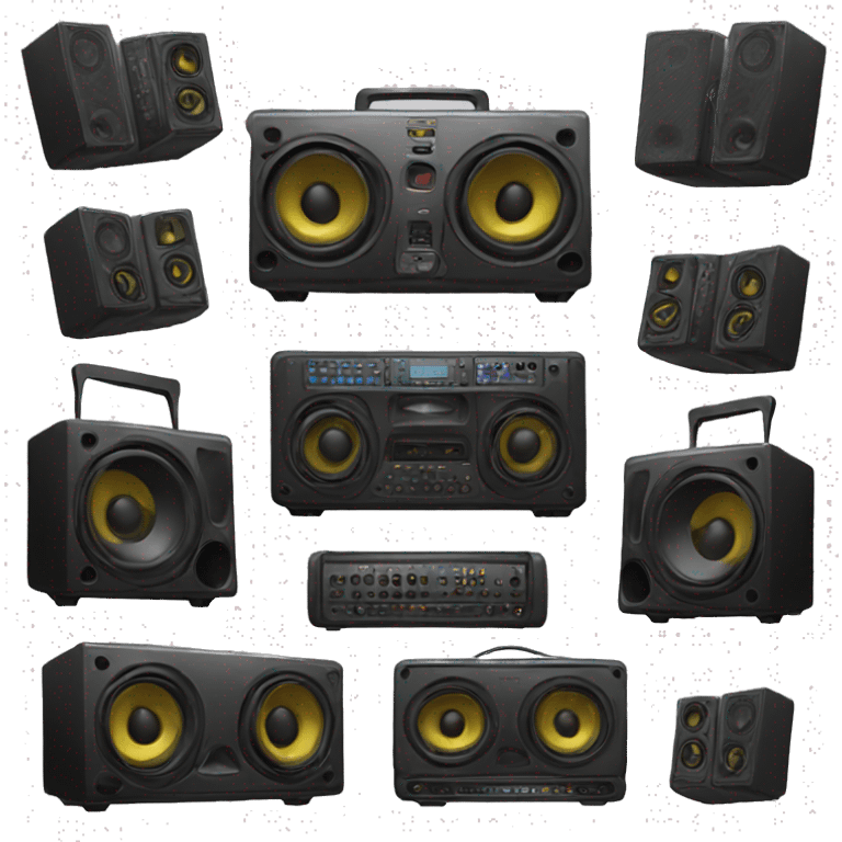 Sound system emoji