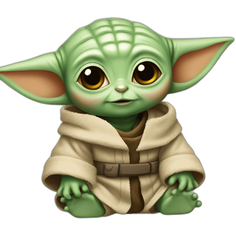 cute baby yoda emoji