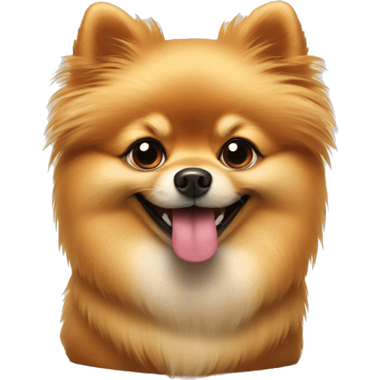 pomeranian dog with wine emoji