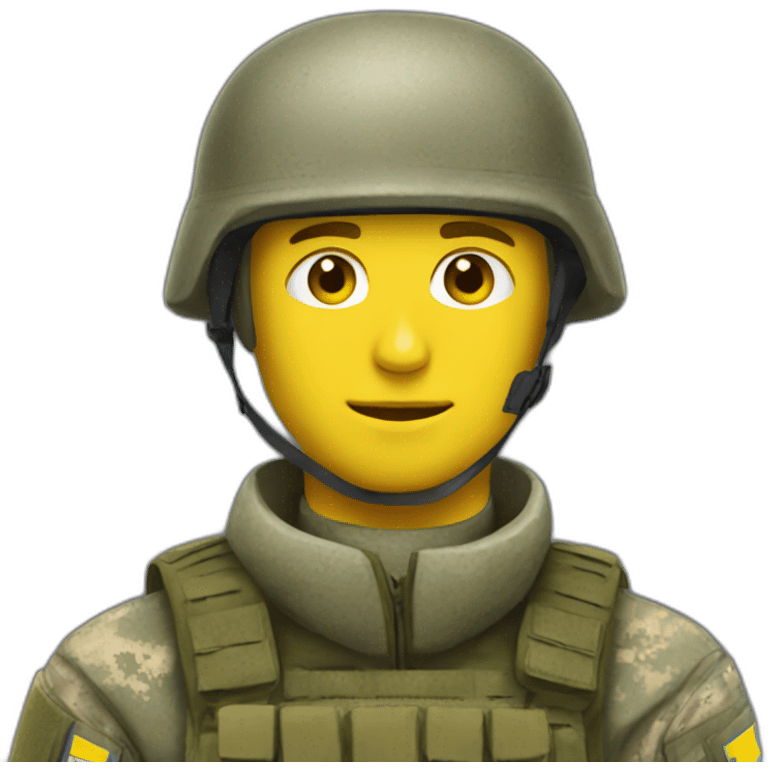 Ukraine Soldier emoji