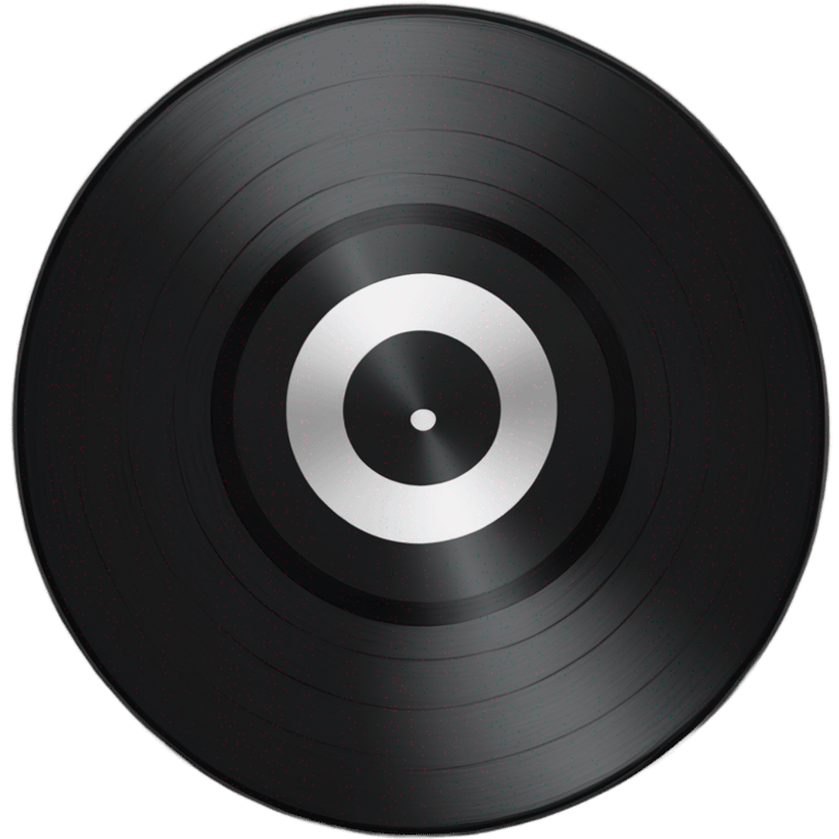 A vinyl emoji