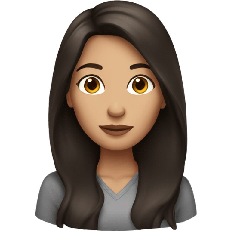 Brunette women emoji