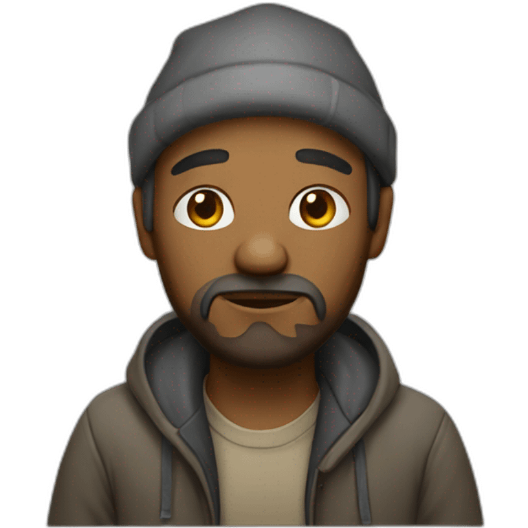 Homeless developer emoji