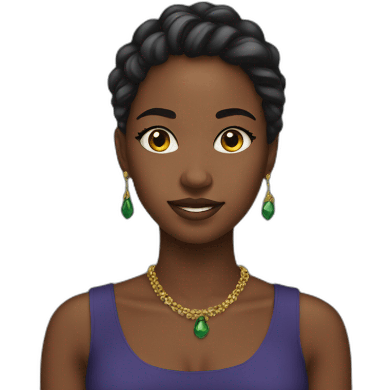 Beautiful nigerian girl emoji