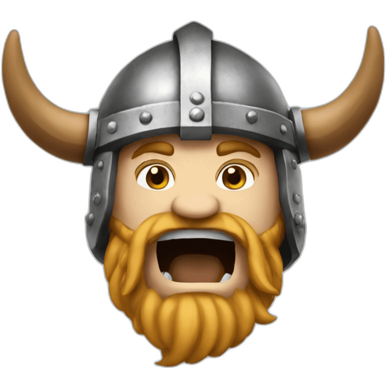 Viking Yelling emoji