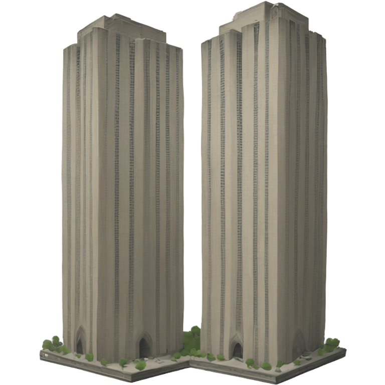 Twin towers emoji