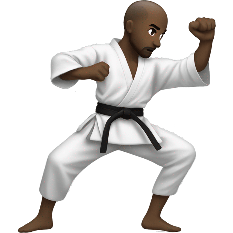 martial arts kicks man white skin emoji