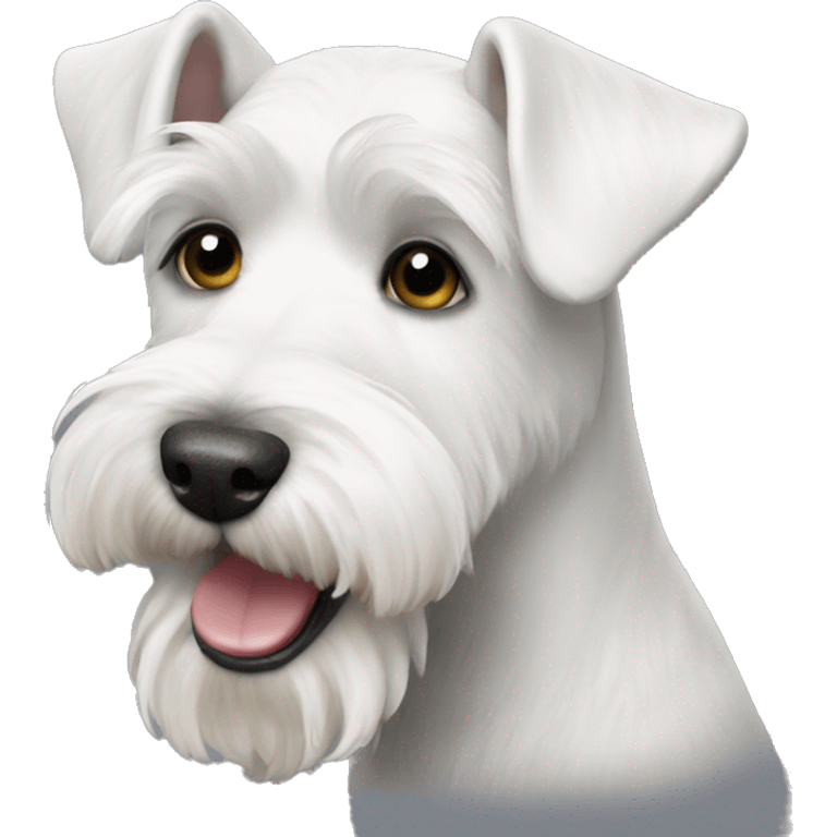 white miniature schnauzer emoji