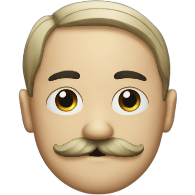 Hitler's mustache emoji