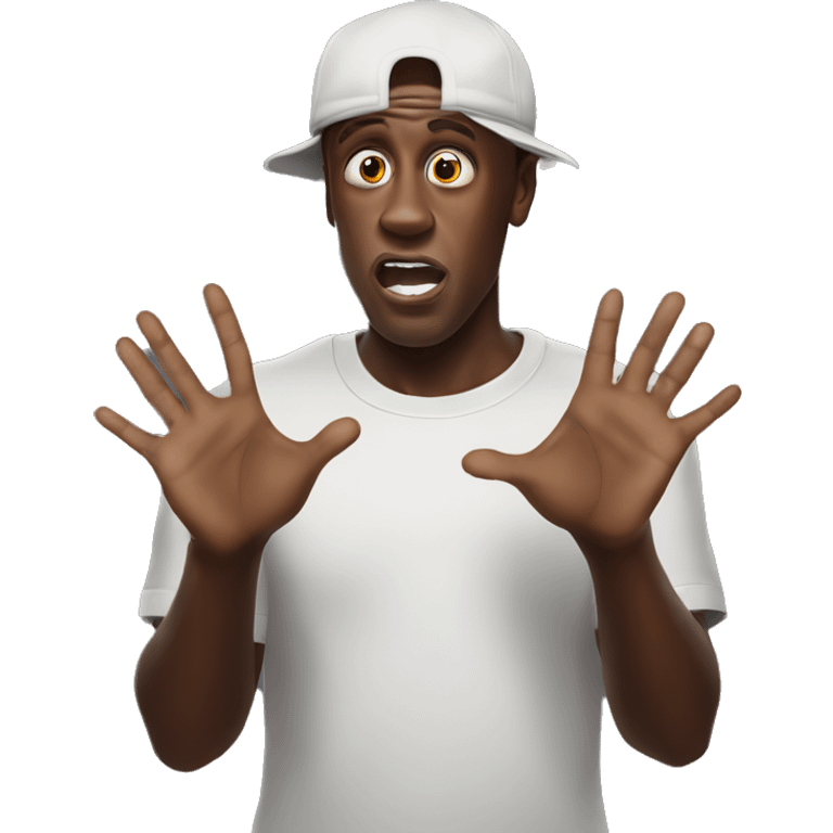 ksi begging with his hands emoji