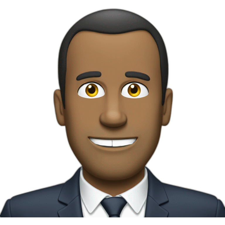 Macron en simpson emoji