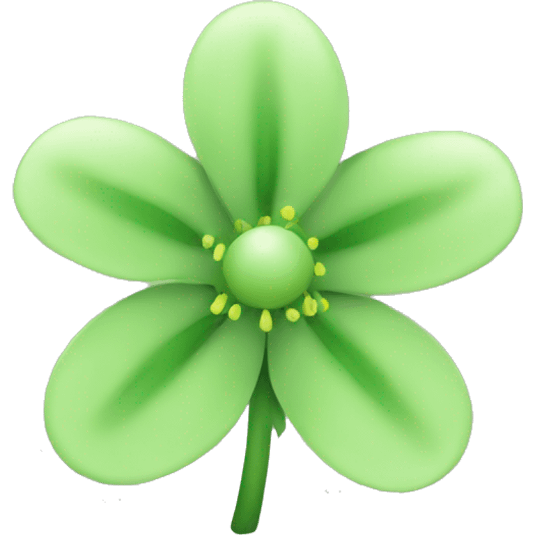 light green flower emoji