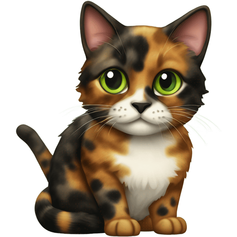 Tortoiseshell cat emoji