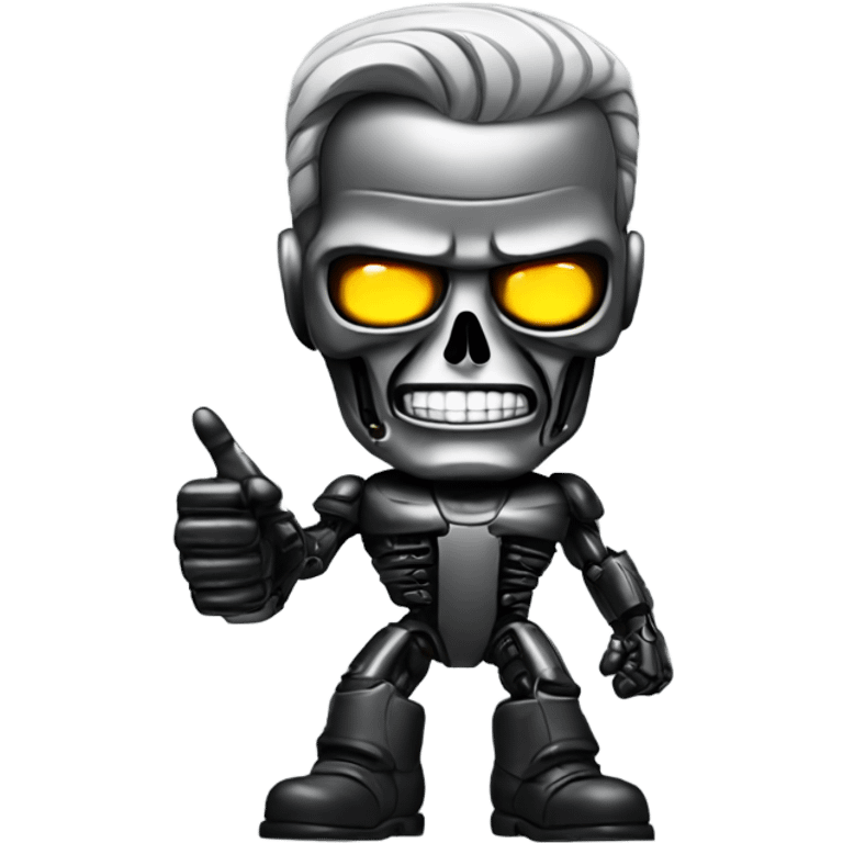 Terminator with thumbs up emoji