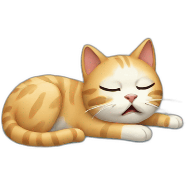 Cat sick emoji