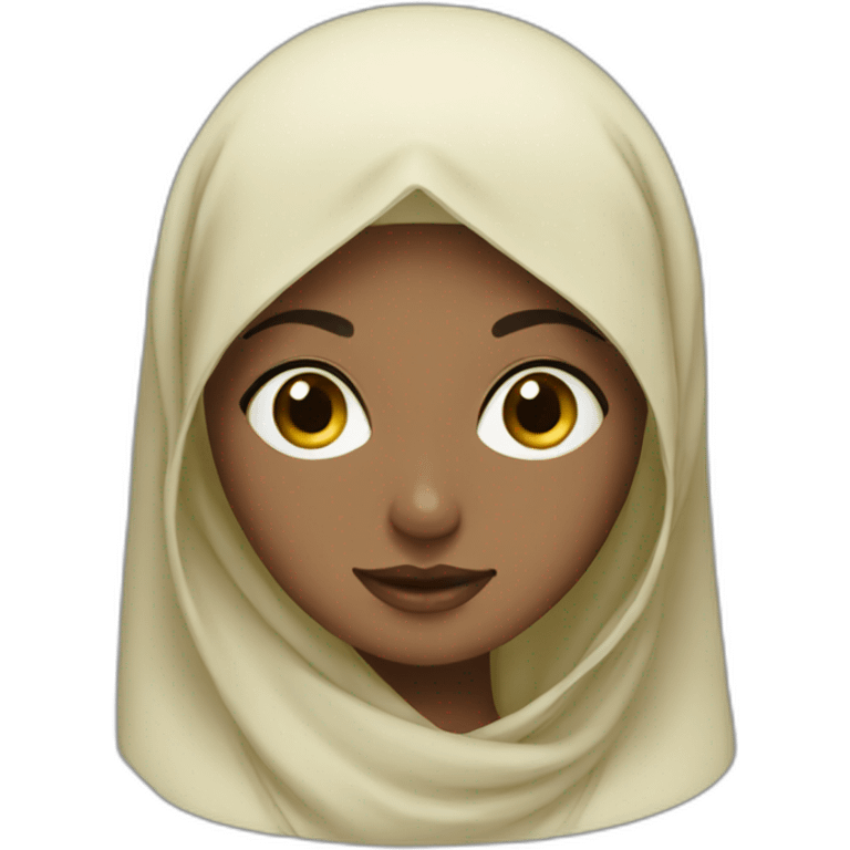 Hijab girl emoji