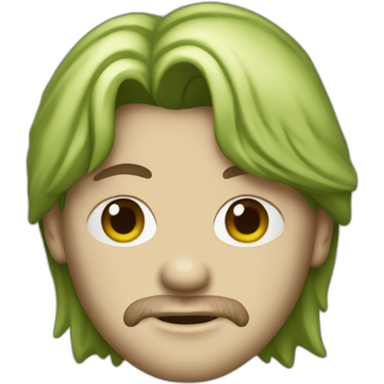 KURT COBAIN GREEN TSHIRT emoji