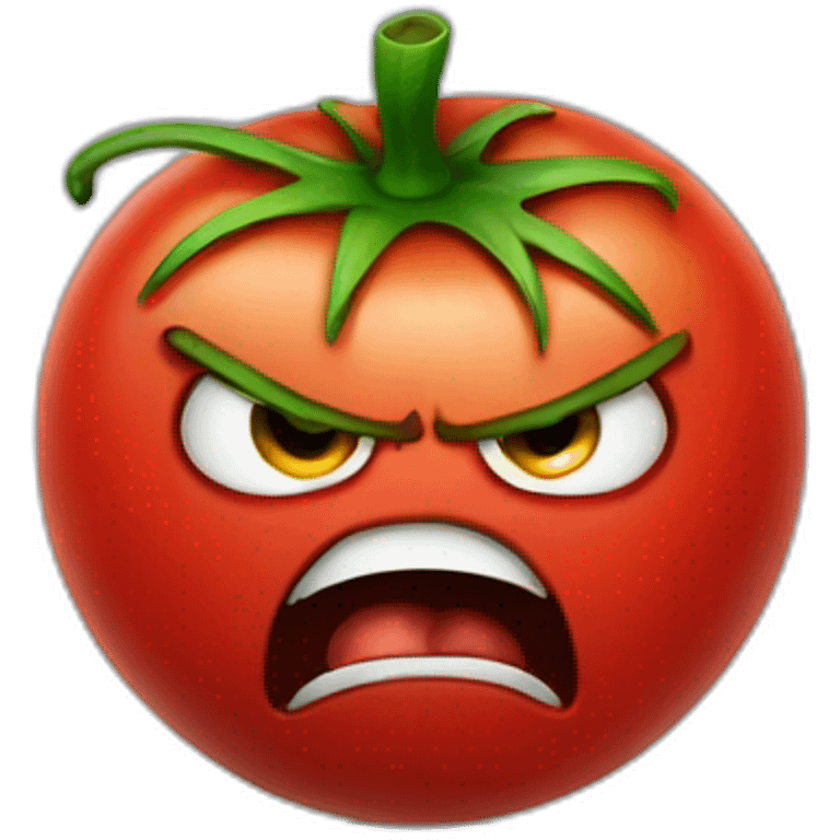 angry tomato emoji