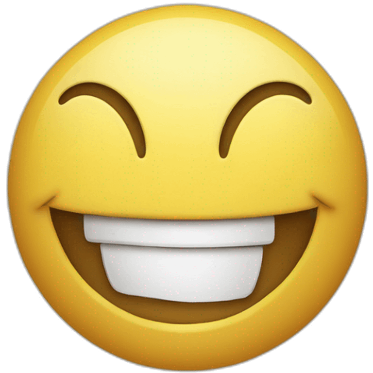 Smiley qui rigole emoji