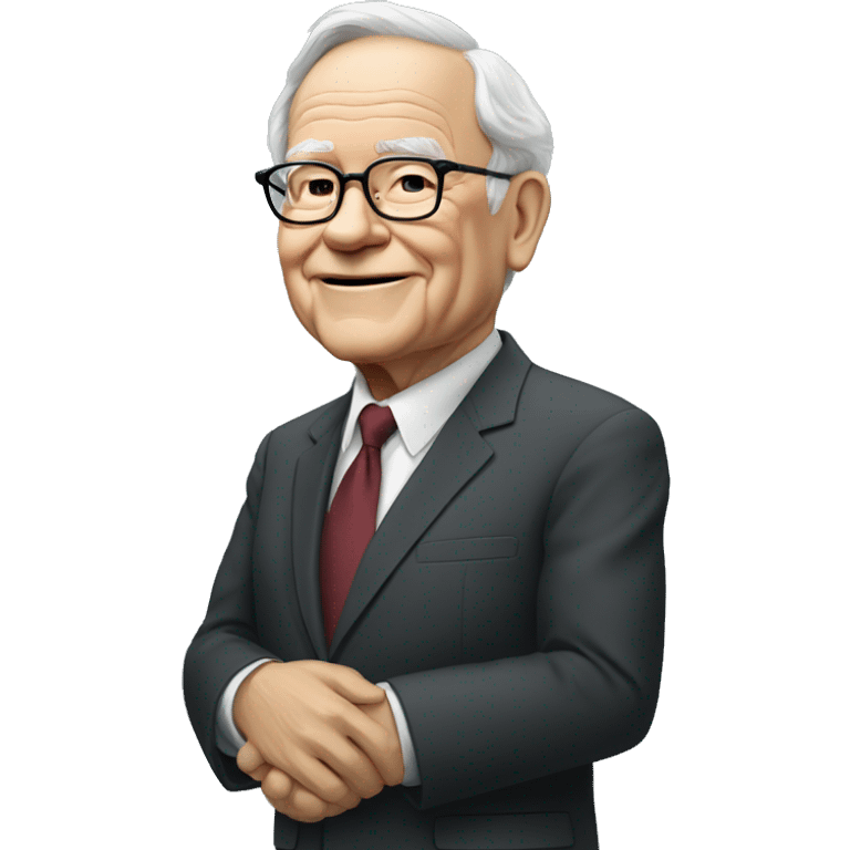 Warren buffet side full body emoji