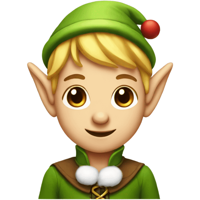 Cute elf emoji