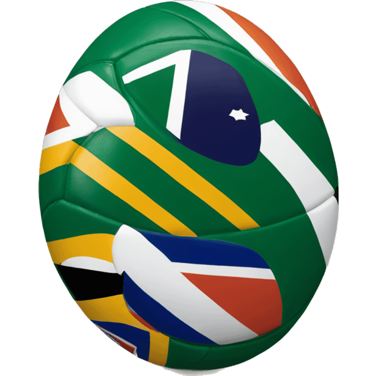 South African rugby ball emoji