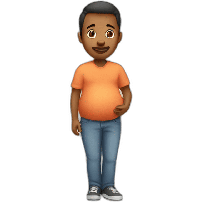 pregnant man emoji