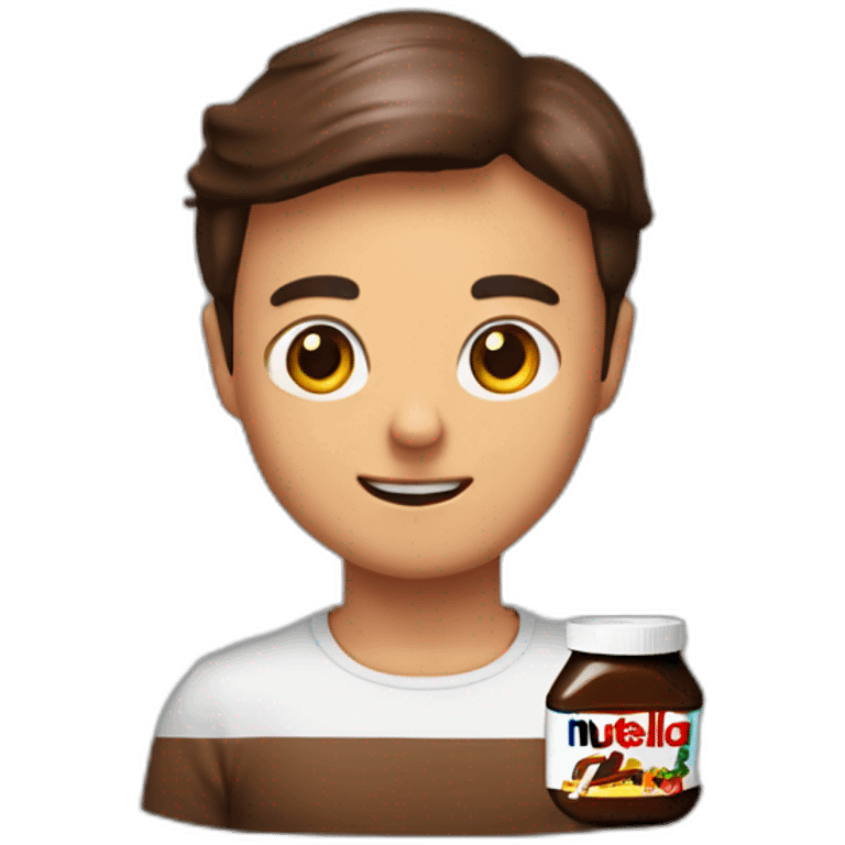 Hai mit Nutella oben drauf emoji