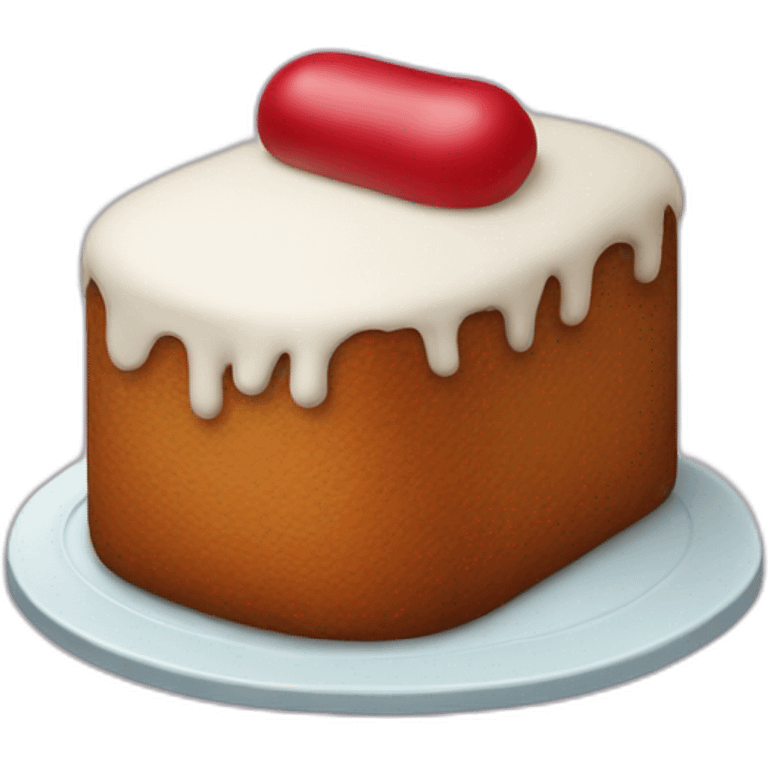 christmas lard cake bag icon emoji