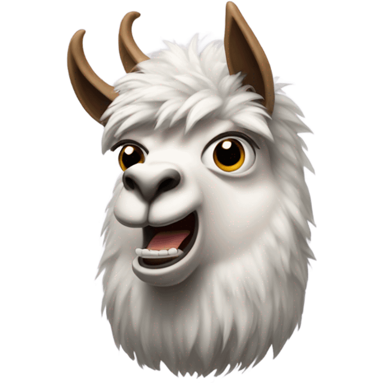 Angry lama  emoji