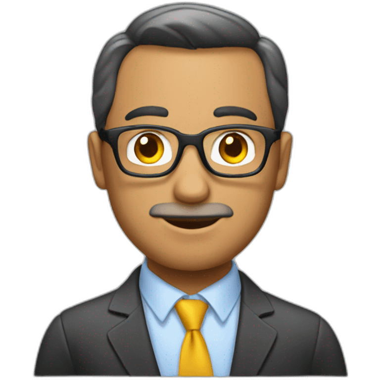 Hombre inteligente emoji