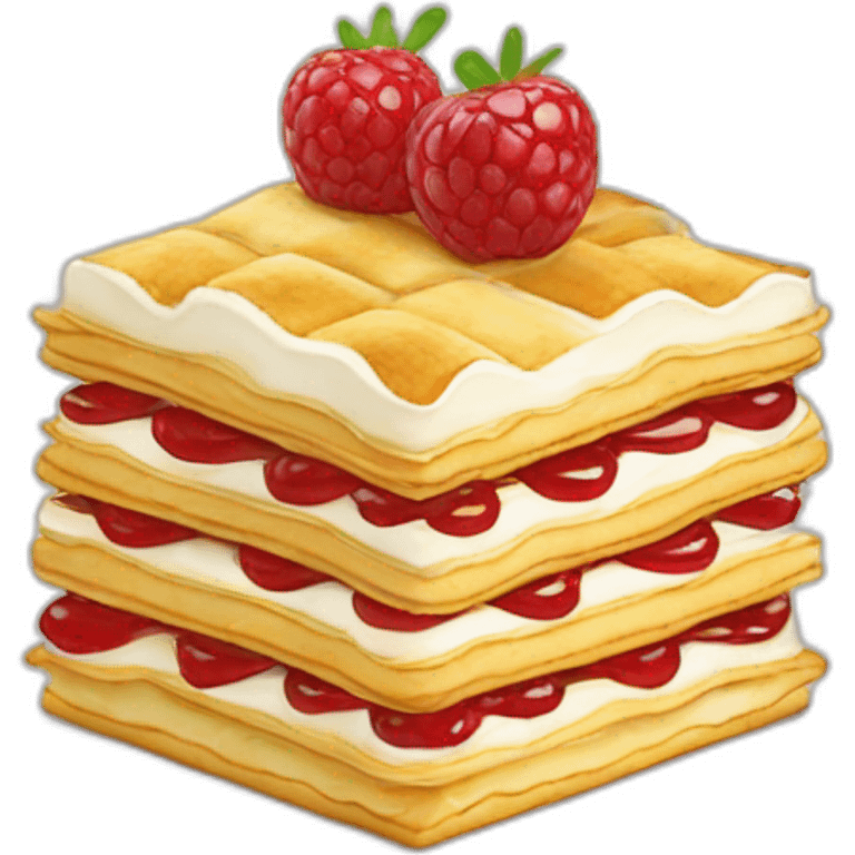 Mille feuille emoji