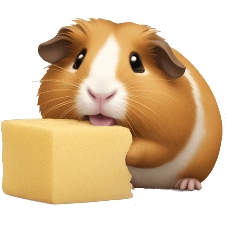 Guineapig eating emoji