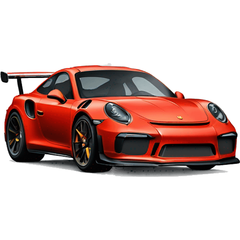 red Porsche gt3 rs emoji