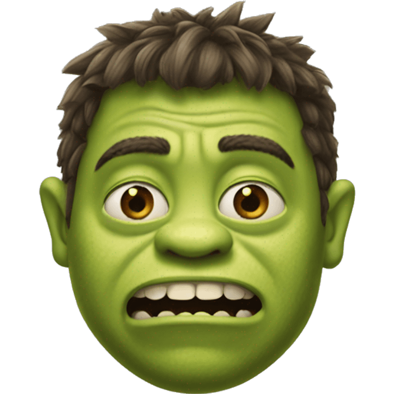 A green monster named Shrek emoji