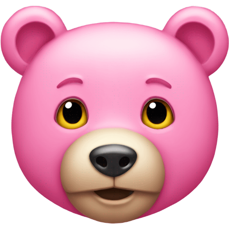 Pink bear emoji