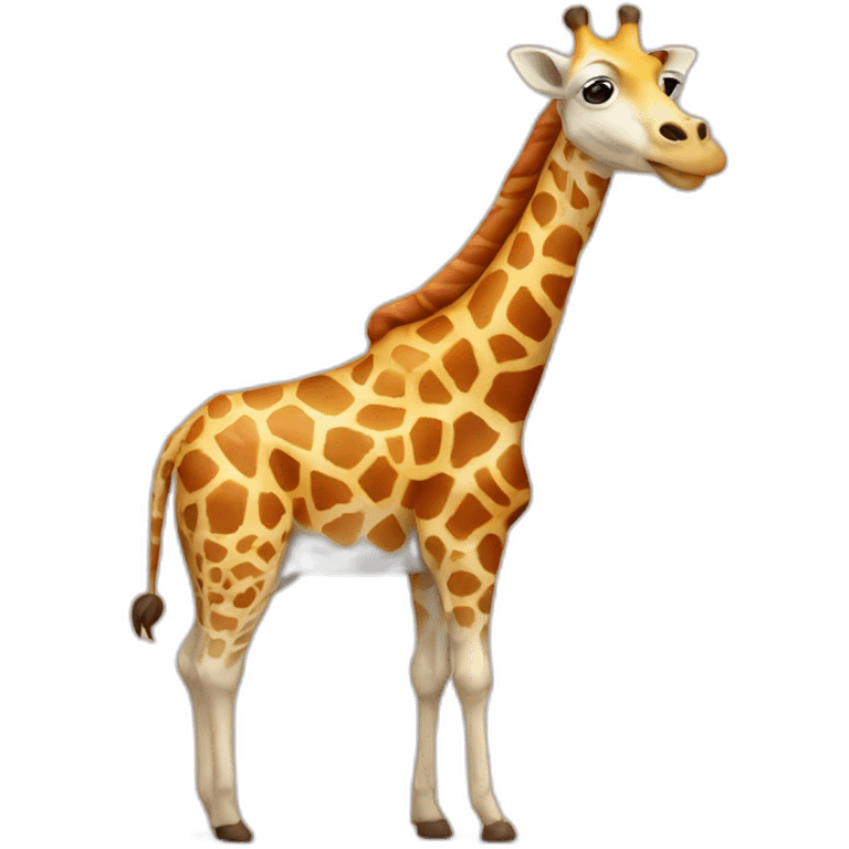 Giraffe en saucisse emoji