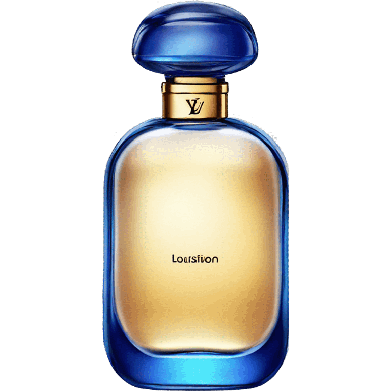 Louis Vuitton Imagination perfume in blue bottle emoji