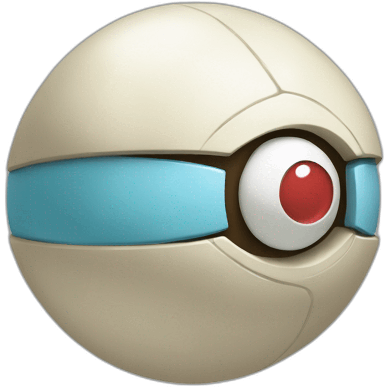 pokeball with the color of Squirtle emoji