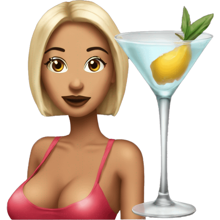 Pornstar martini emoji