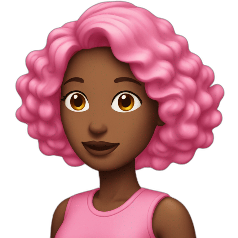 Pink woman’s day emoji