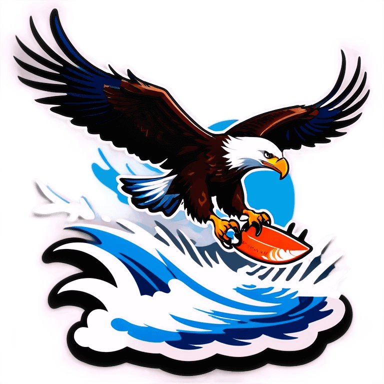 eagle fishing emoji