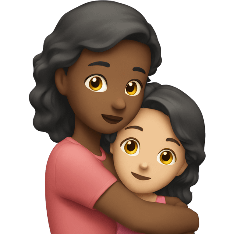 a girl’s hugging a girl emoji